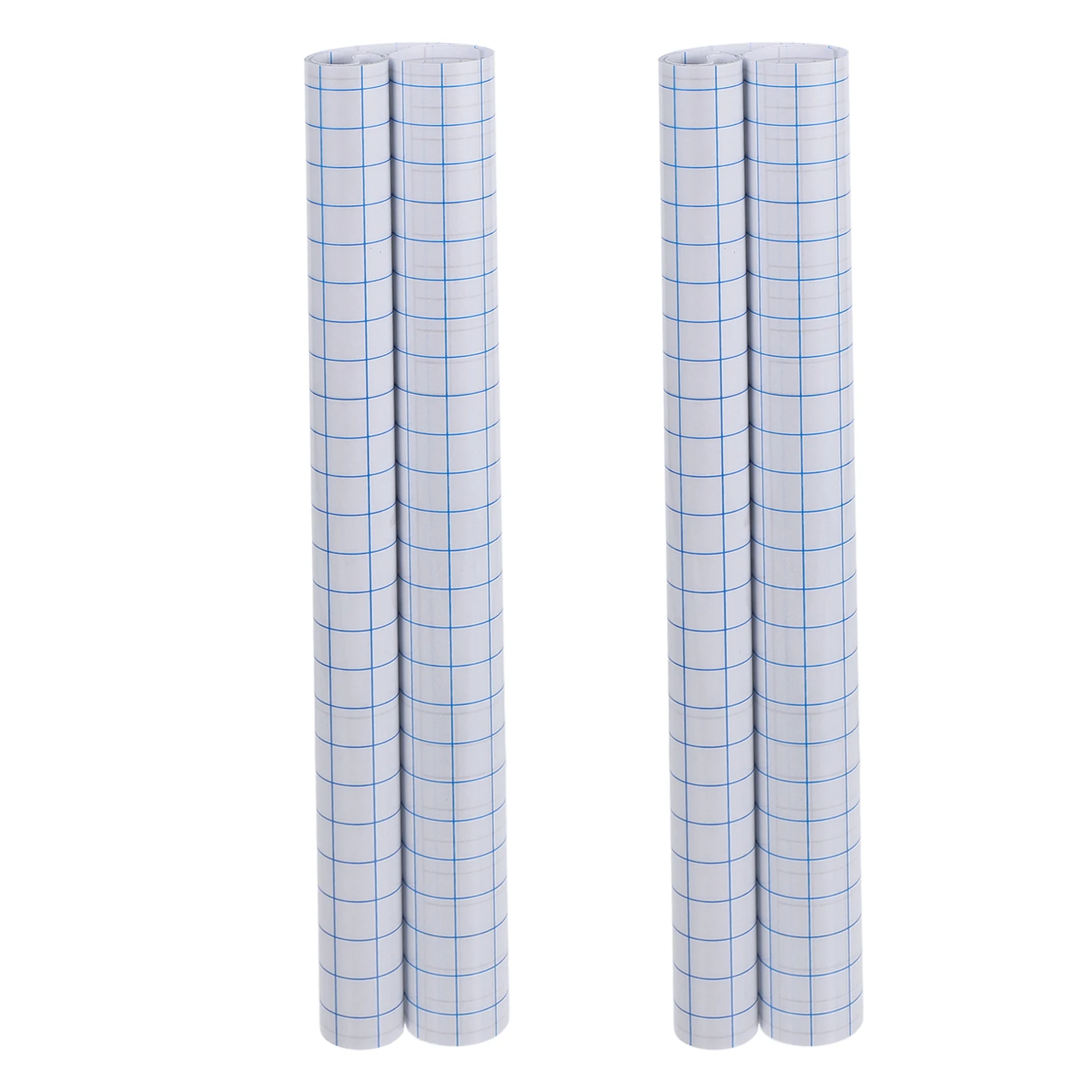 

2 Pcs Self-adhesive PVC Positioning Film Vinyl Sign Removable Grid Transfer Tape for Permanent Paper