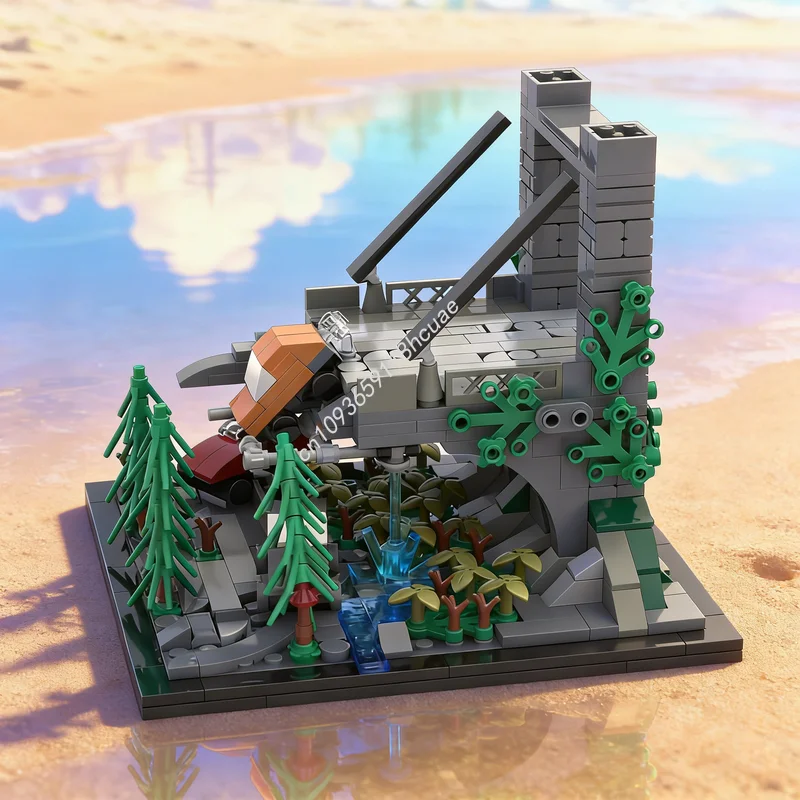 

467pcs MOC City Echoes The Past Model Building Blocks Architecture Christmas Gifts Assemble Toy DIY Creative Idea Education