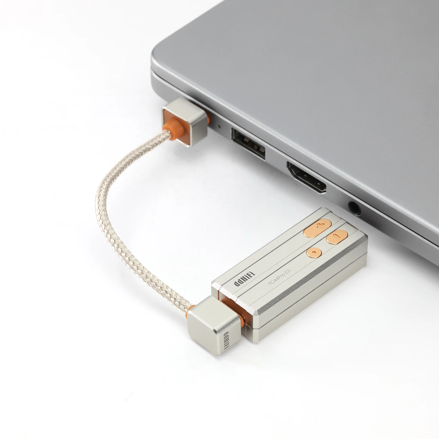DD ddHiFi TC03SS/TC03SL/TC03LL – kabel audio USB OTG, uniwersalny, do użytku z smartfonami, dostępne wersje z wtyczką typu L/przecinana, długość 8 cm. — zdjęcie produktu 5