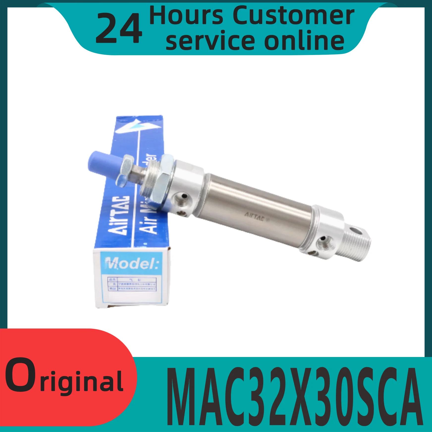 

Brand new original buffering stainless steel mini cylinder MAC32X30SCA MAC32X40SCA MAC32X50SCA MAC32X60SCA