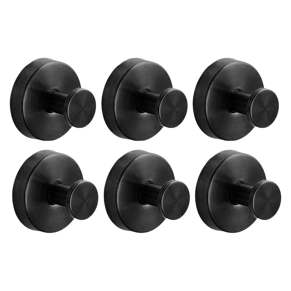 2/4/6/8/10 Pack Vacuum Suction Cup Hooks Stainless Steel Bathrobe and Loofah Hooks for Shower Bathroom Kitchen Glass Door Mirror