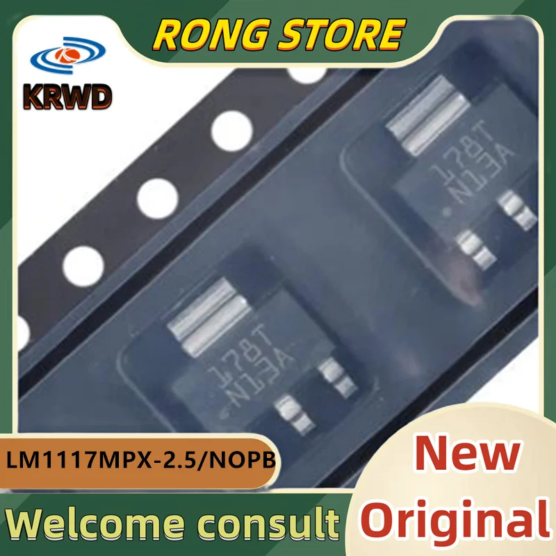رقاقة IC جديدة وأصلية ، N13A ، N13 ، ، LM1117MPX ، LM1117MPX ، LM1117 ، SOT223 ، 10