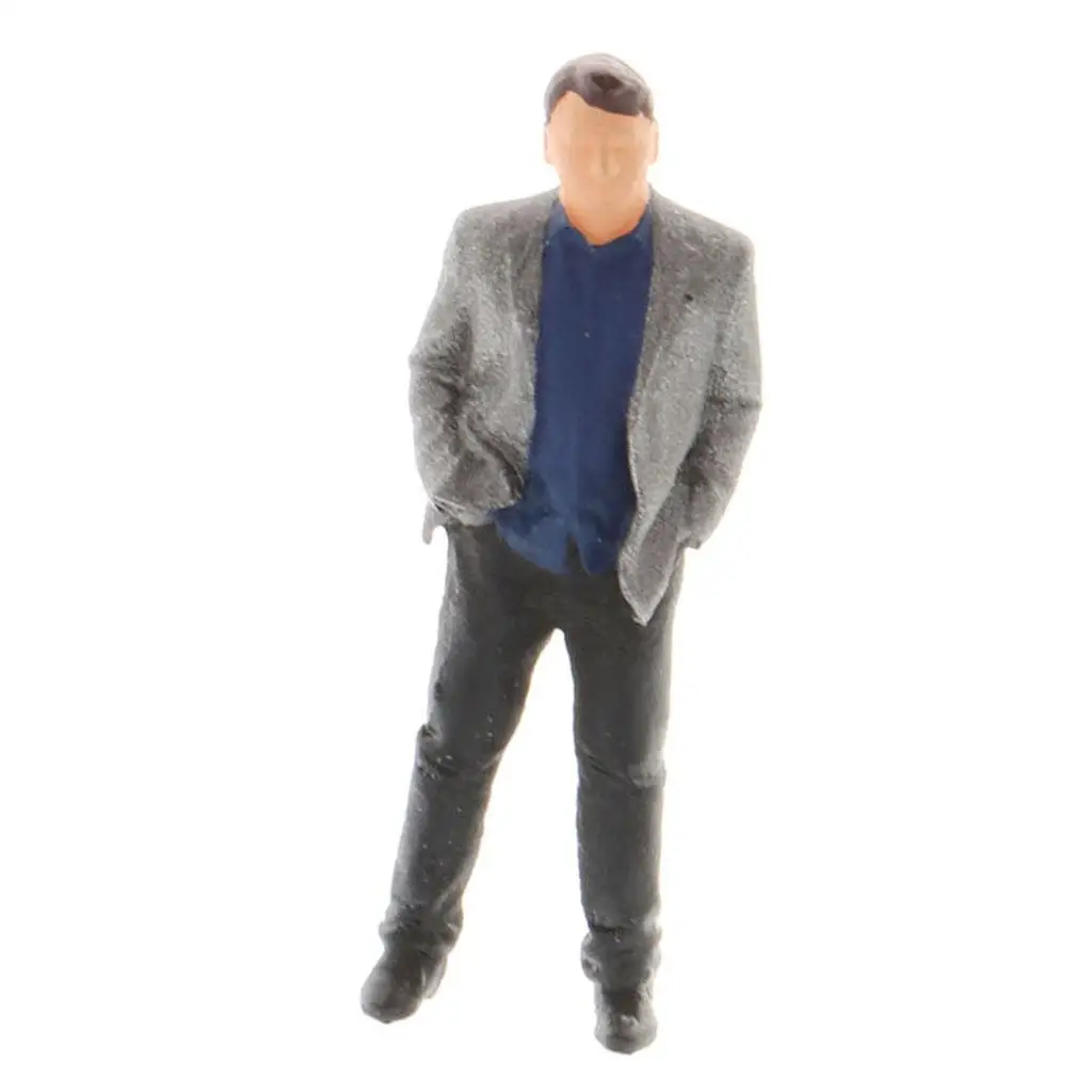 مجسمات مكتبية مصغرة لعام 1/64 سكرتيرة ونموذج لتزيين المنزل والمكتب