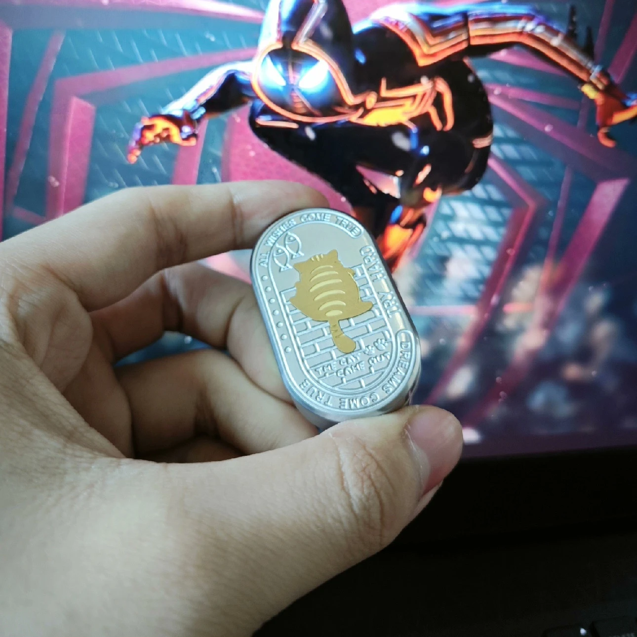 F2 équipement mécanique EDC acier inoxydable Fidget curseur Fidgeting jouets EDC sensoriel Anti-Stress Fidget Spinner jouets