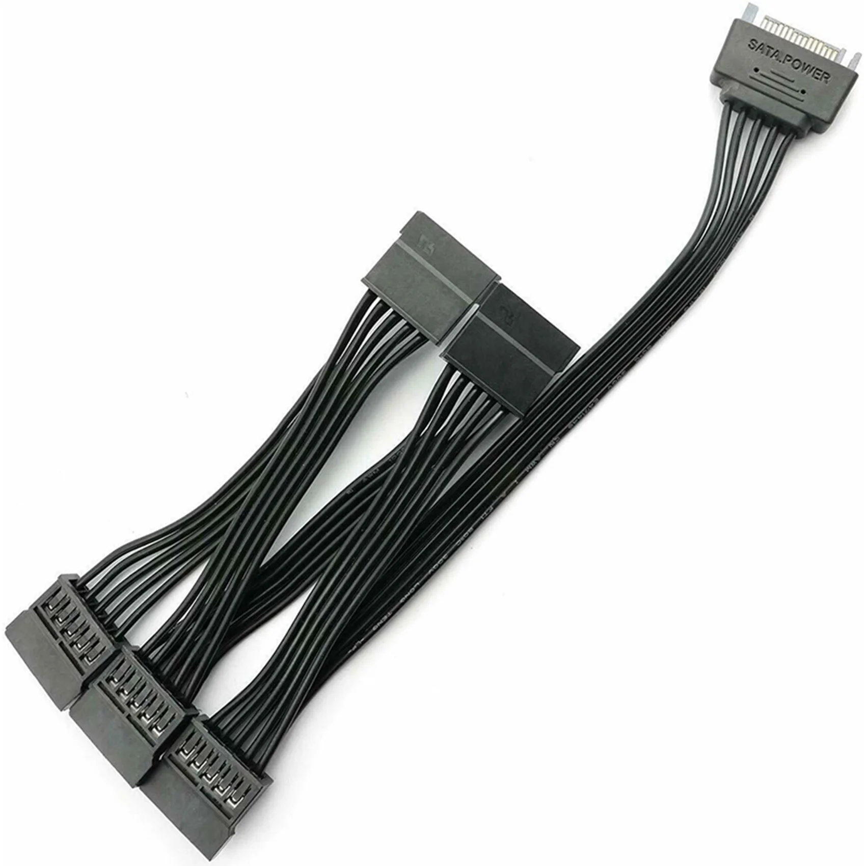 

AB97-1 Pcs 15 Pin SATA Power Extension Hard Drive Cable & 1 Pcs USB Adapter PC 6P+7P CD DVD Rom SATA To USB 2.0 Converter
