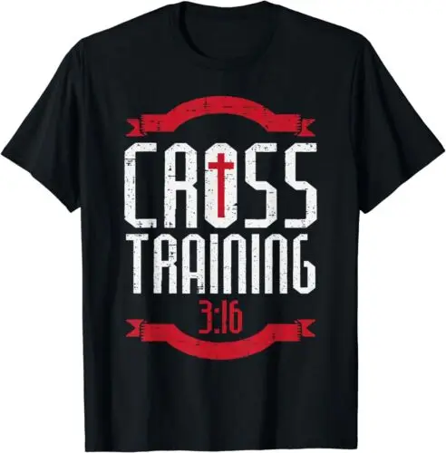 NEW Cross Training 3:16 Workout Fitness Christian Men Women Gift T-Shirt S-5XL