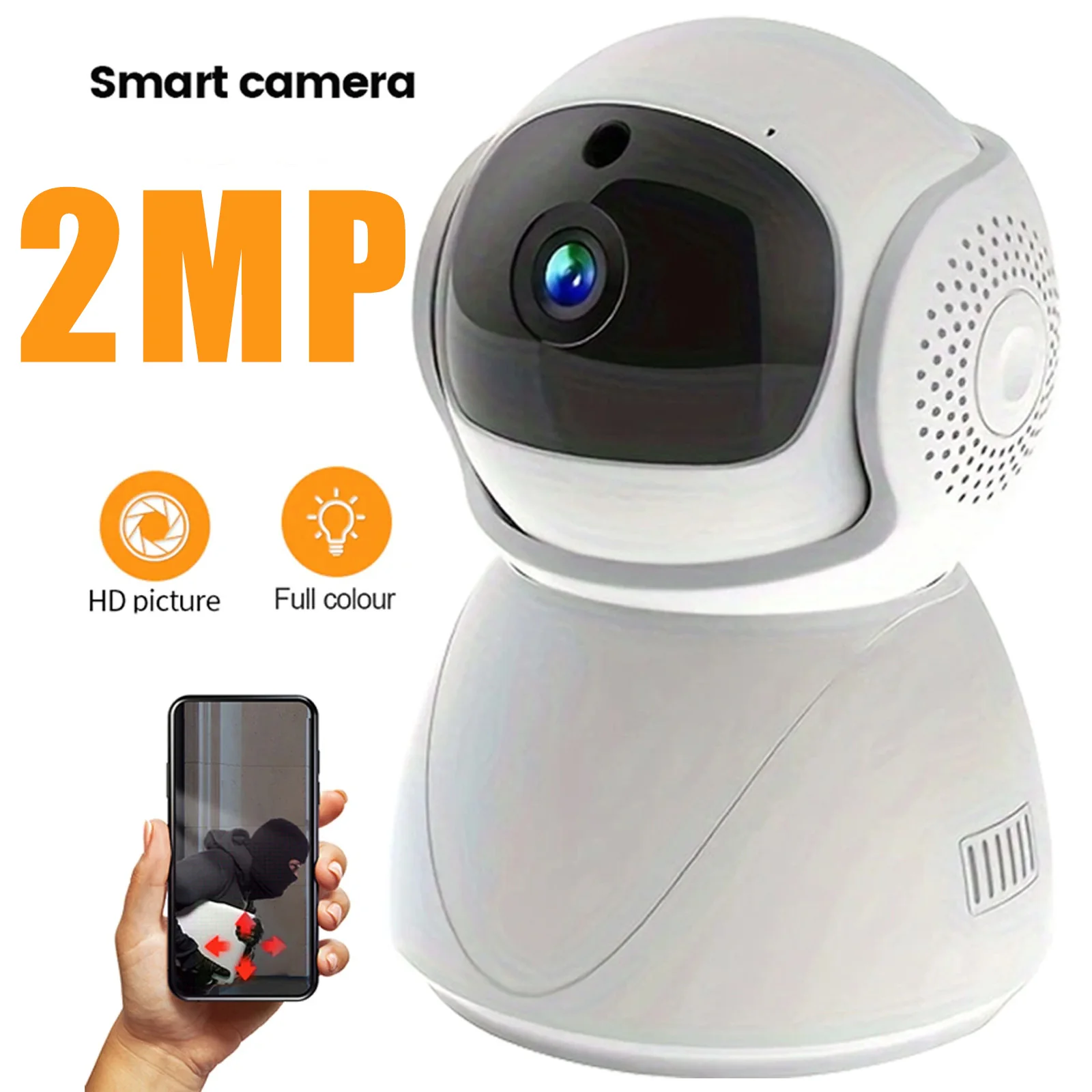 

2mp Ip Wifi Camera Surveillance Security Baby Monitor Automatic Human Tracking Cam Full Color Night Indoor Video Camera