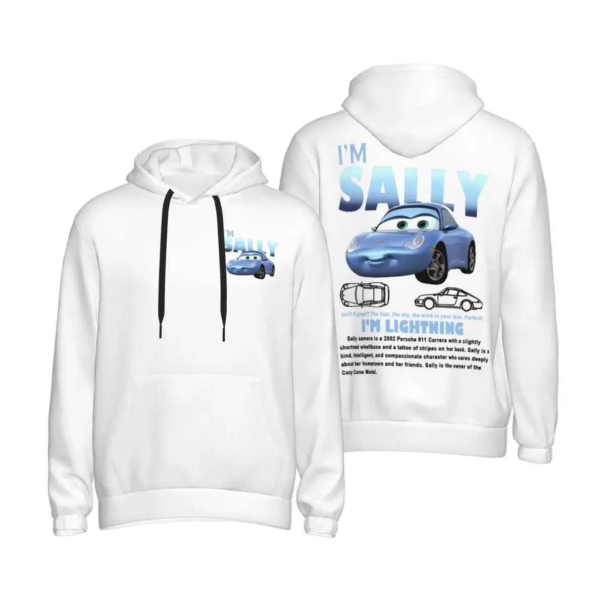 Lightning Mcqueen and Sally 95 Hoodie for Men Women and Kids Hoodies Sweatshirts  Family Matching Outfits Boys Clothes Girls