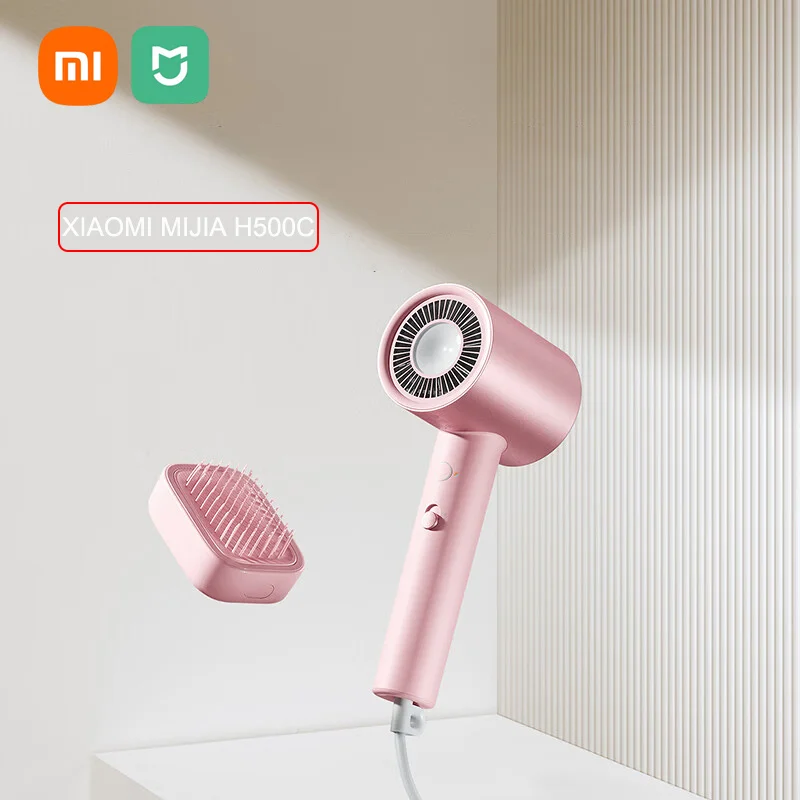 

XIAOMI MIJIA H500C Water Ion Hair Dryer Set Professinal Hair Care 1800W Quick Dry Smart Temperature Control 220V Hair Dryers