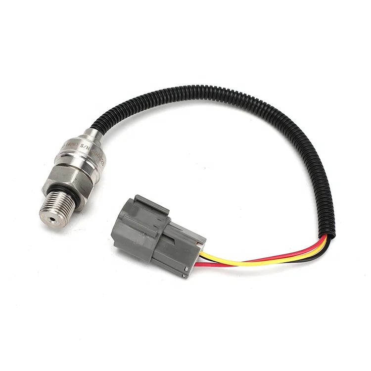 7861-92-1610 High Pressure Sensor 49MPa 39.5IN Long 3 Plugs for Komatsu PC200-6 PC300-6 Excavator