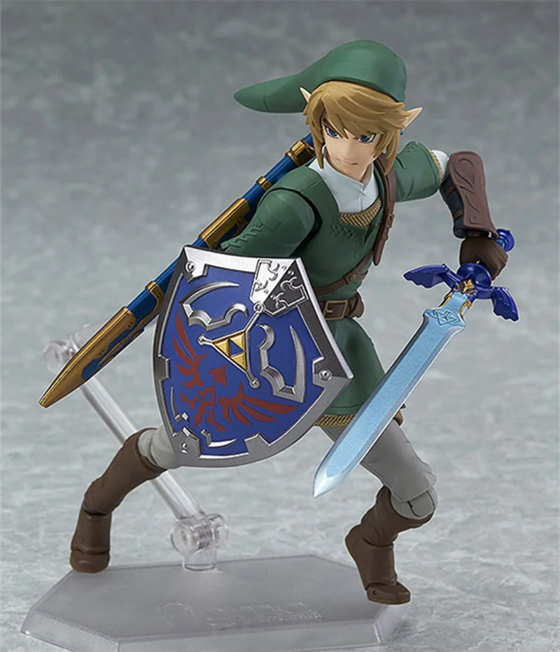 Luxuriöses Skyward-Schwert Figma 320 Link Zelda Twilight Princess DX Ver. Actionfigur Breath Of The Wild Figura Modellspielzeug 16CM – Detail 11