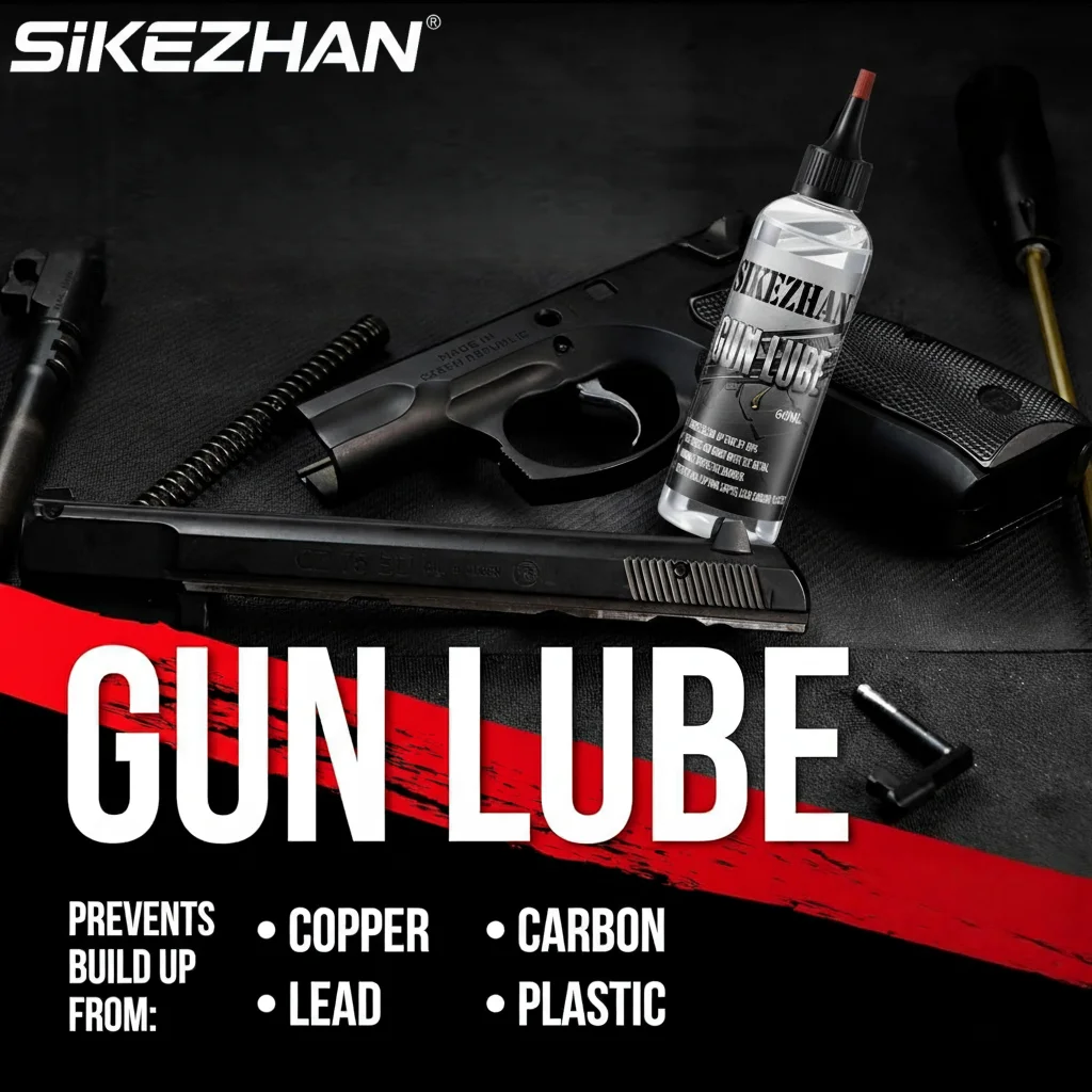 SIKEZHAN Gun Oil CLP Cleaner Lubricant with Precision Needle Tip Oiler for Rifle  Pistol Shotgun Firearm Maintenance & Care 60ml - AliExpress 18