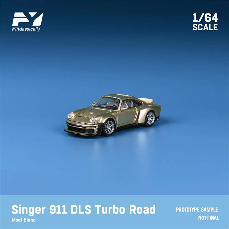 Finklasik 1:64 penyanyi DLS Turbo limited899 Diecast Model mobil