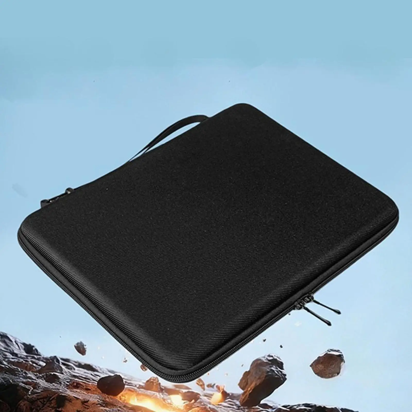Casual Laptop Bag Sturdy EVA Material Reinforced Corners Anti Scratch Lining for Outdoor School Use