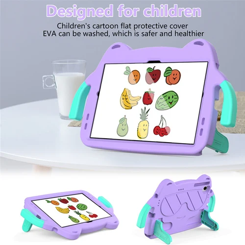 Imagen 2 del producto Funda para Samsung Galaxy Tab A11 A9 Plus 11 pulgadas X216 A11 A09 A8 10,5 A7 Lite 8,7 S6 S5e 10,5 A7 T500 cubierta con soporte de mango EVA para niños