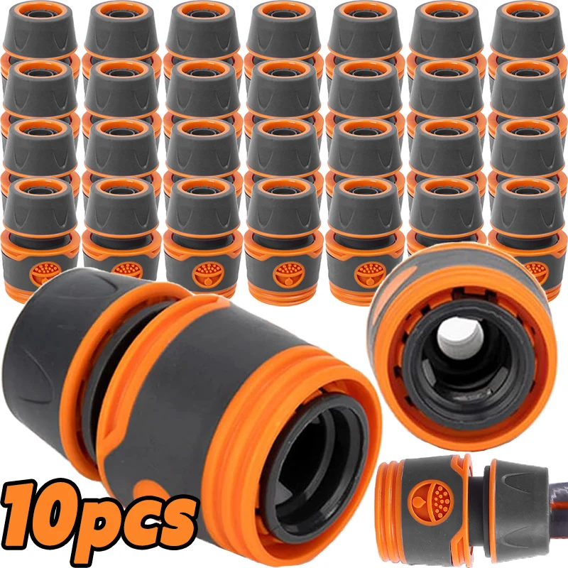

1/2" 3/4" Garden Hose Quick Connector Water Pipe Faucet Extender Fixed Connectors Fittings Adapter Joint Irrigation System