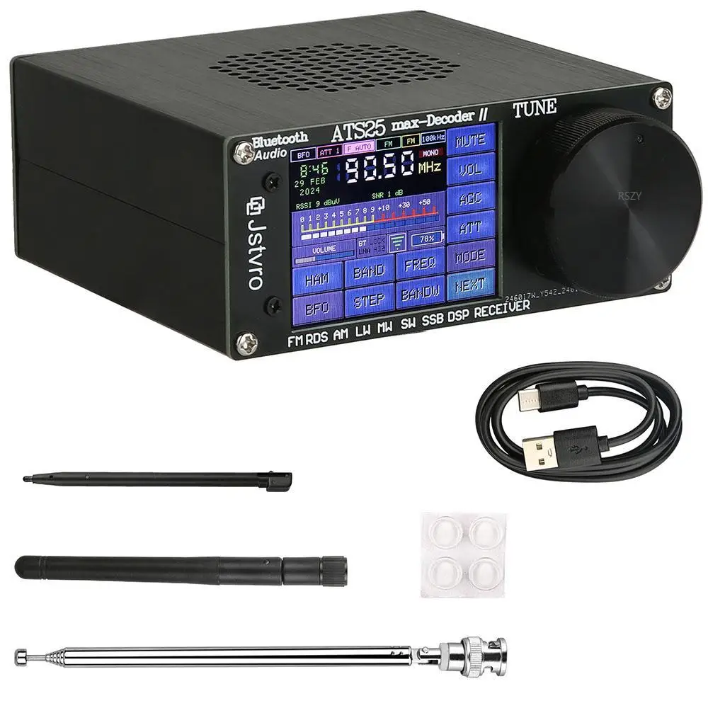 ATS25 max-decoder2 Registered Edition 2024 Long Range High Impedance Full Band Radio