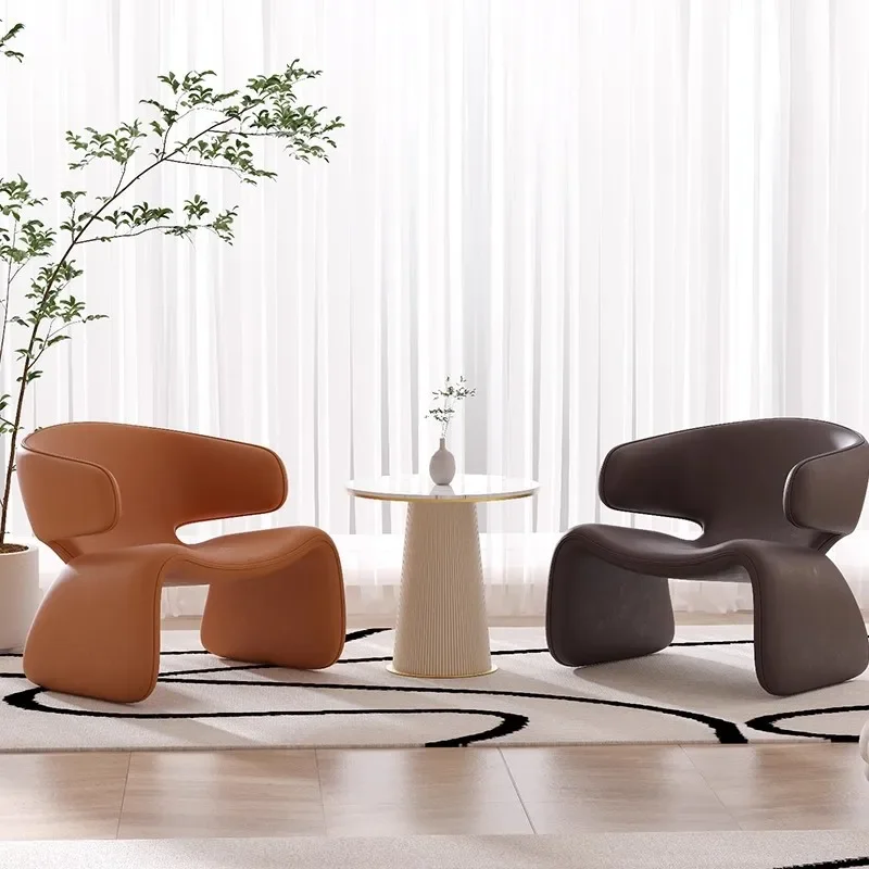 #Small Single Sofa, Creative Balcony Sofa, Cafe Lounge Chair Set, Indoor Leisure Seating