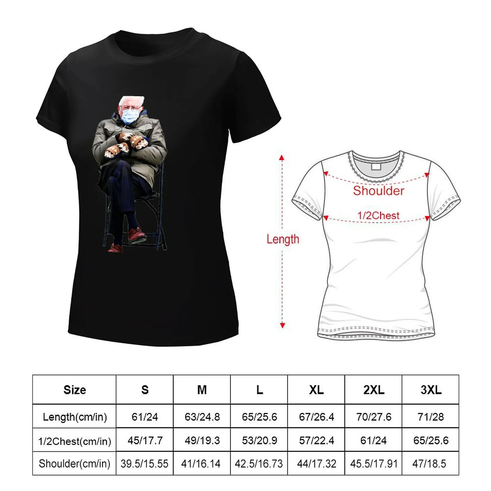 Curmudgeonly Mitten figurin t-shirt lady clothes female kawaii clothes cute tops Top Women