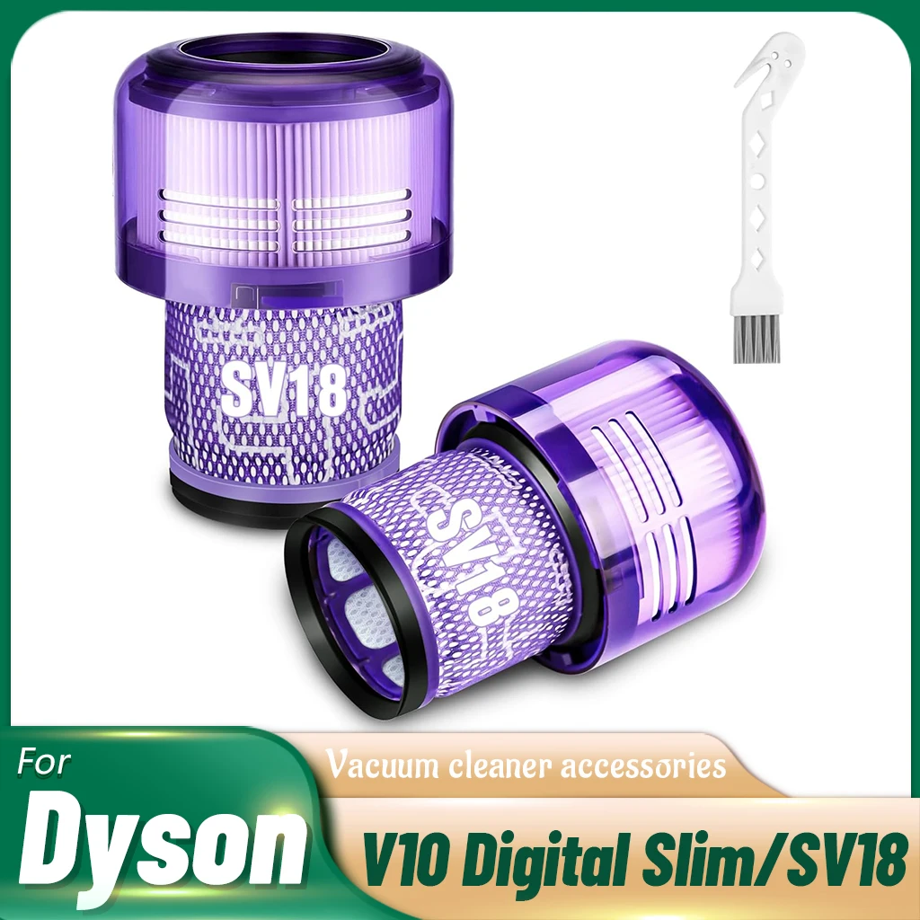 Пост-фильтр для Dyson V10 Digital Slim/SV18, сменные запасные аксессуары для беспроводного пылесоса, моющиеся фильтры