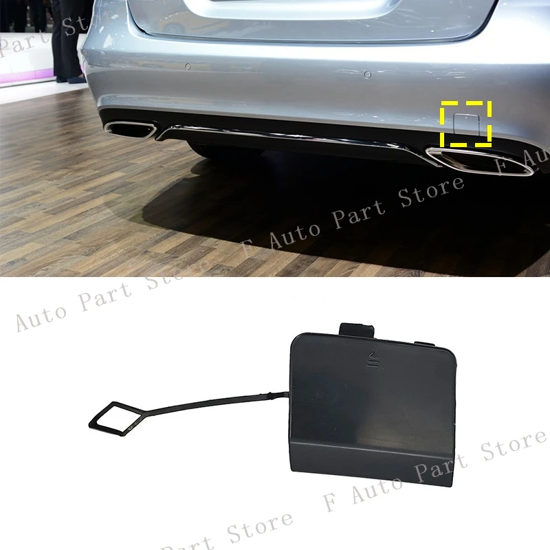 

21288-50726 Rear Bumper Tow Hook Cover Lid Trailer Hauling Eye Cap For Mercedes Benz W212 E-Class EClass 2014 2015 2016