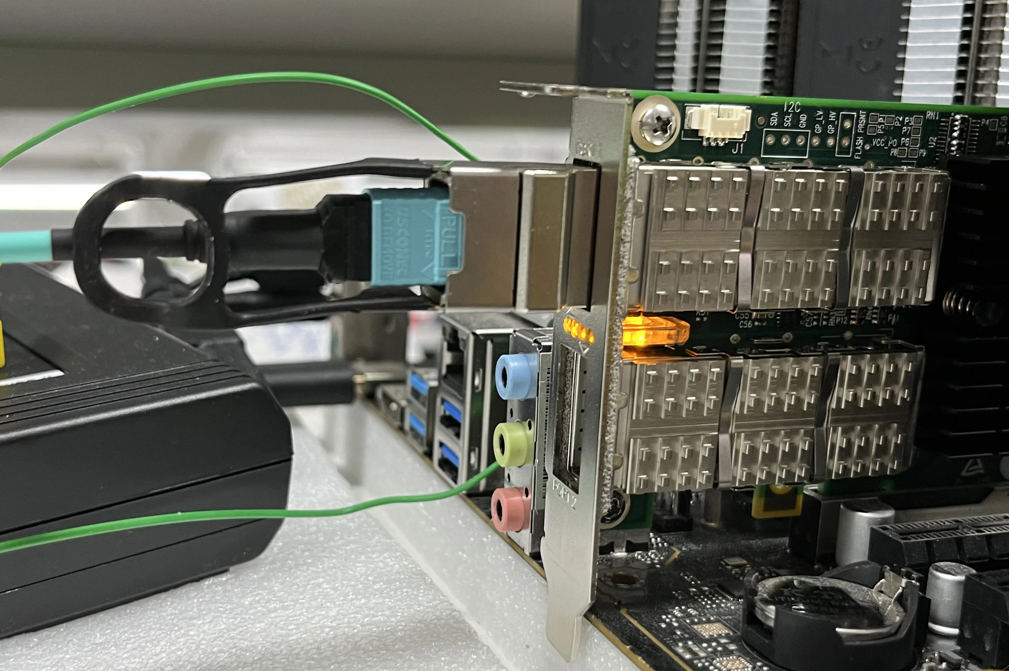 Imagem -04 - Mellanox Compatível Mc2210411-sr4l 40gbase-sr4 Qsfp Mais 40g 850nm 30m Dom Mtp Mpo Mmf Módulo Transceptor Óptico