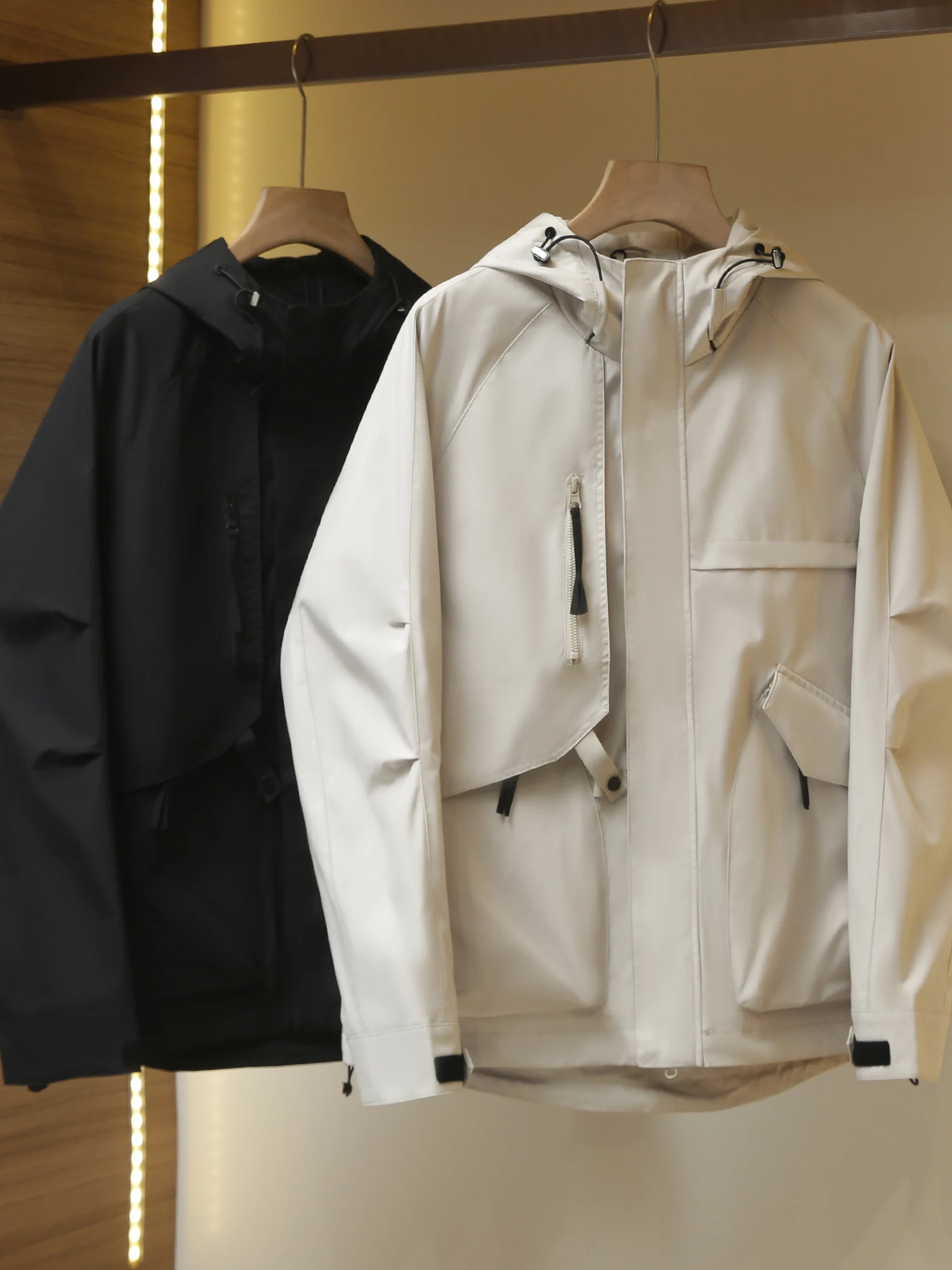 

Функциональная спецодежда Джет! Ветрозащитный Водонепроницаемый! Мужское универсальное моющееся пальто American Sle с капюшоном и 3D по индивидуальному заказу