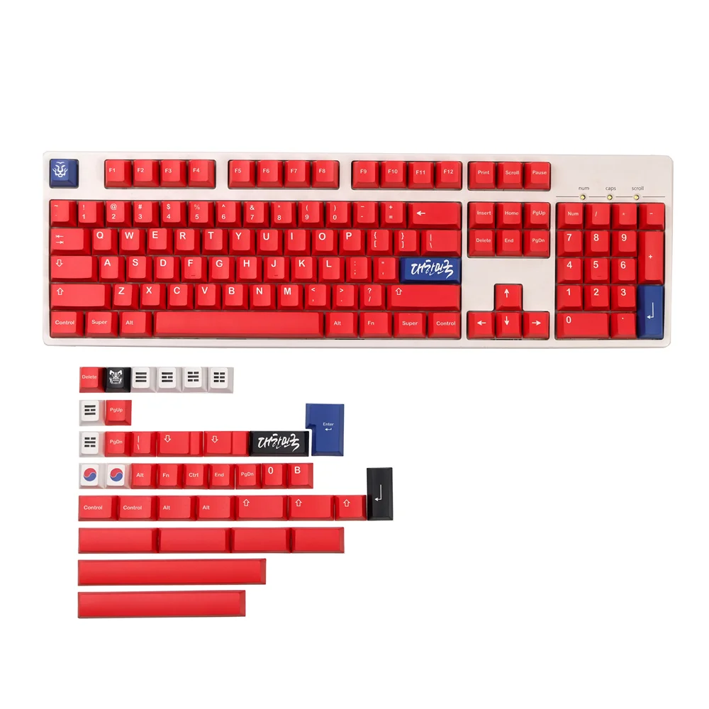 

GMK Red Devils Keycap ISO Enter 2,25u 2,75u 3u Пробел Cherry Profile 1,75U 2U 2,25U Shift для механической игровой клавиатуры