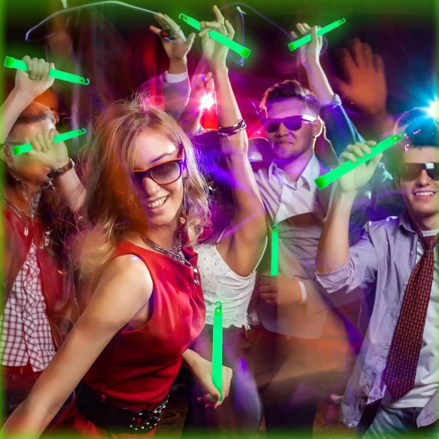 

10/20 Glow Sticks Bulk Green Emergency Glow In Duration For Camping Hiking Outdoor Parties Activities Survival Storms Blackouts