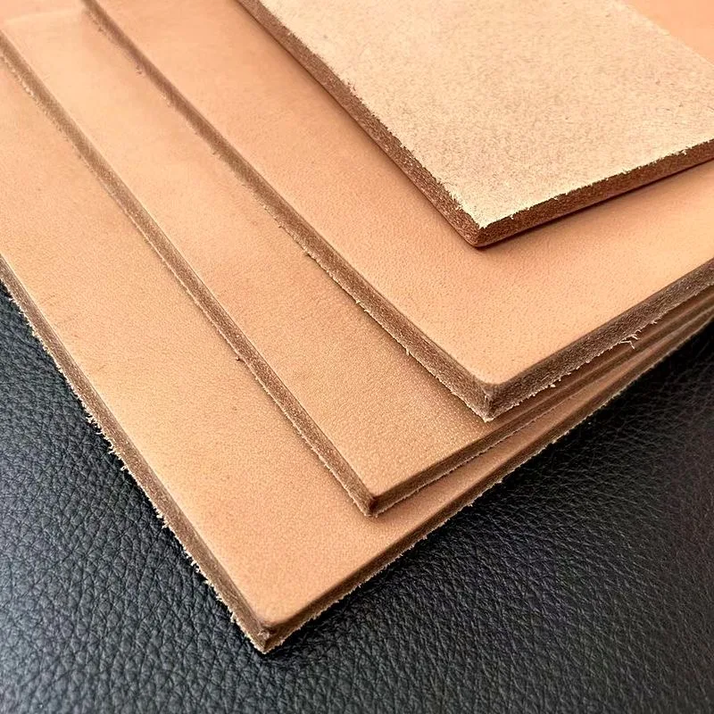 5mm Thick and Stiff Buffalo Leather Head Layer, Cowhide, Vegetable Tanned Leather, Genuine Leather, Handmade DIY Original Color