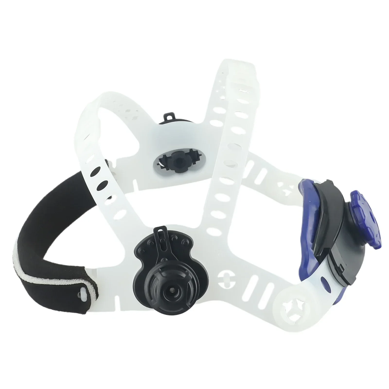 

White Headband Headband ABS Material Humanized Design 11 X 7 9 X 4 7 Inches Adjustable Design For Darkening Welding