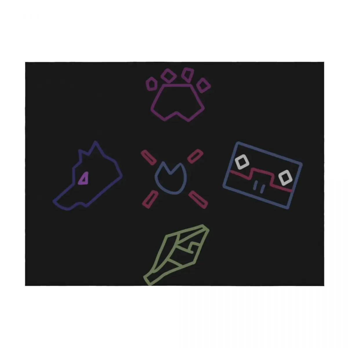 

Kipo jacket patches Throw Blanket for sofa Blankets For Sofas Thermals For Travel Blankets Sofas Of Decoration Blankets