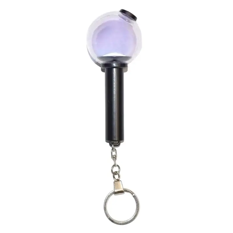A13E-Key Chain Mini Light Stick For Kpop Idols Boys Ver4 Electric Lights Keyrings Bag Pendants Fans Gifts