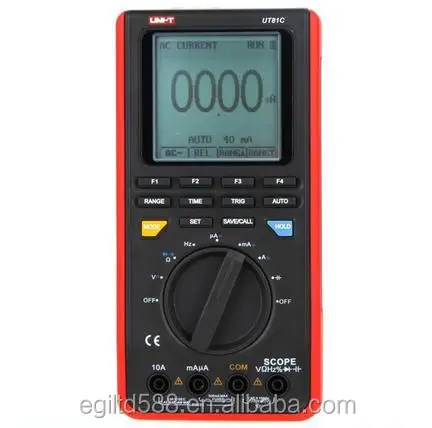 LCD Backlight 16MHz 80MS/s Real-Time Sample Rate USB Interface Scope DMM Oscillographic type Digital Multimeters UNI-T UT81C