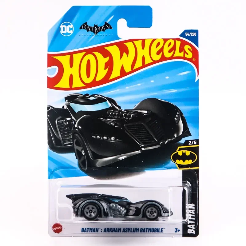 2025K الأصلي الساخن عجلات سيارة باتمان Arkham Asylum Batmobile لعب للأولاد 1/64 دييكاست Voiture سبيكة نموذج juguete جمع هدية #2