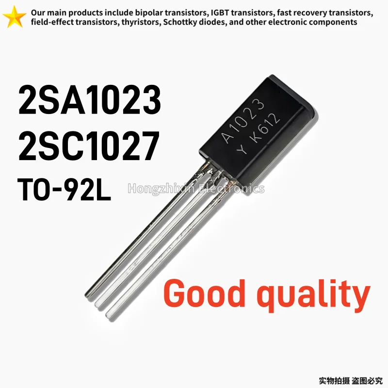 20PCS NEW 2SA1023 2SC1027 TO-92L A1023 C1027 Power Transistor Pair 2SA1023-Y 2SC1027-Y