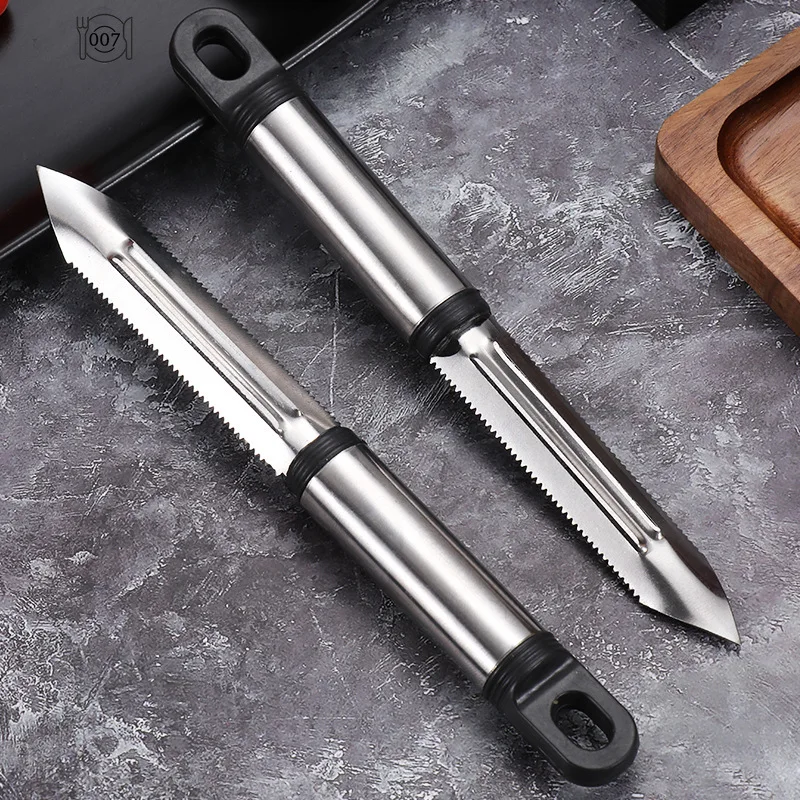 Multi-Function VegetablePeeler Cutter Stainless SteelPointed Potato CarrotPeeling Knife Sharp FruitPlaner Kitchen Gadgets