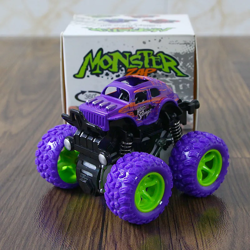 ألعاب Monster Truck التي تعمل بالاحتكاك الساخنة - مركبات الدفع والذهاب للأطفال، أفضل هدية لحفلات عيد الميلاد وأعياد الميلاد للبنين والبنات