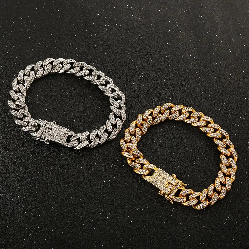 Luxury Personalized Photo Props Fighting Necklace Pet Supplies Metal Dog Jewelry Collar Necklace Pet Chain - view 2