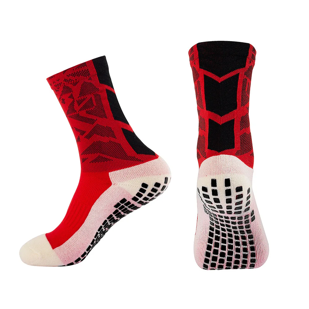 Football Socks Silicone Anti Slip Soft Breathable Anti-slip Socks Running Soccer Basketball Cycling Sports Men Women Grip Socks