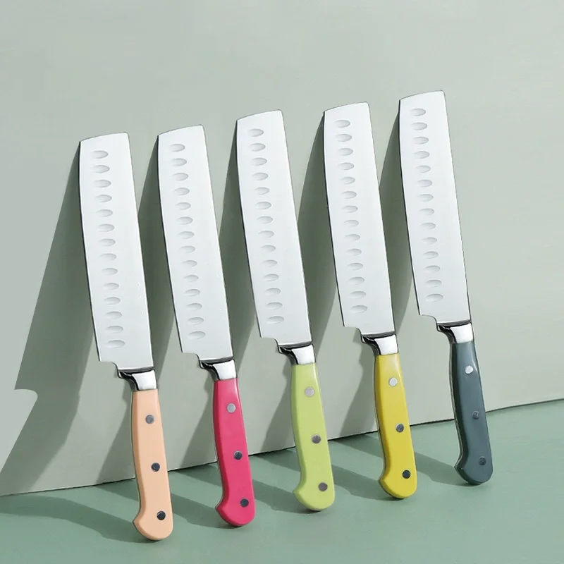 

Multi-color Japanese non-stick small kitchen knife High hardness household kitchen ladies sharp stainless steel fruit knife