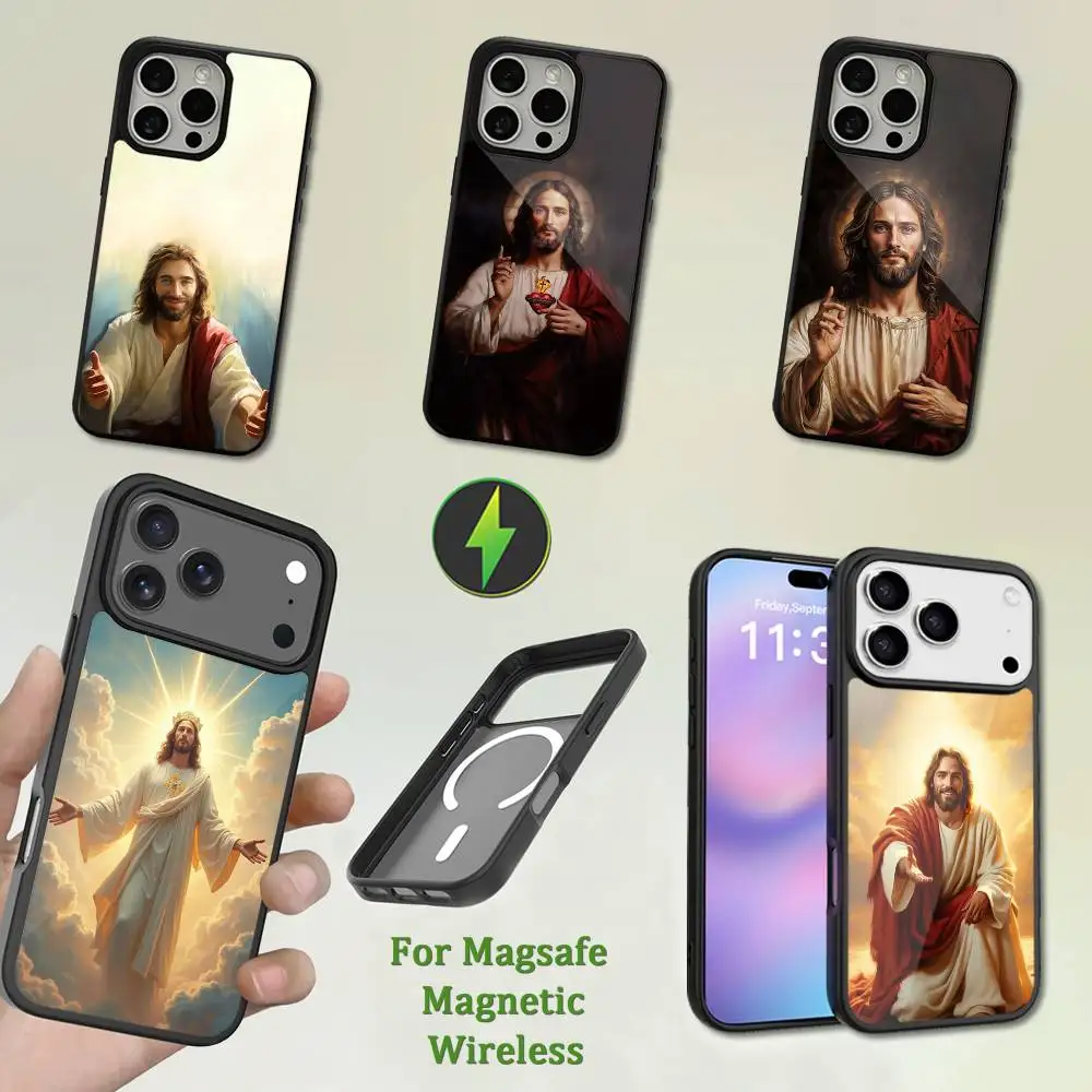 

Religious Belief Savior Jesus Phone Case For iPhone 13,12,11,16,15,17,14,Pro,Max,Plus,Mini,Magsafe,Magnetic Wireless Charging