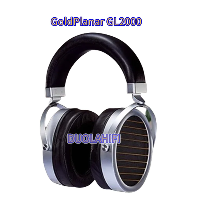 

GoldPlanar GL2000 flat diaphragm flagship tablet headset with dual magnetic circuit oxygen free copper plating/OCC silver plated