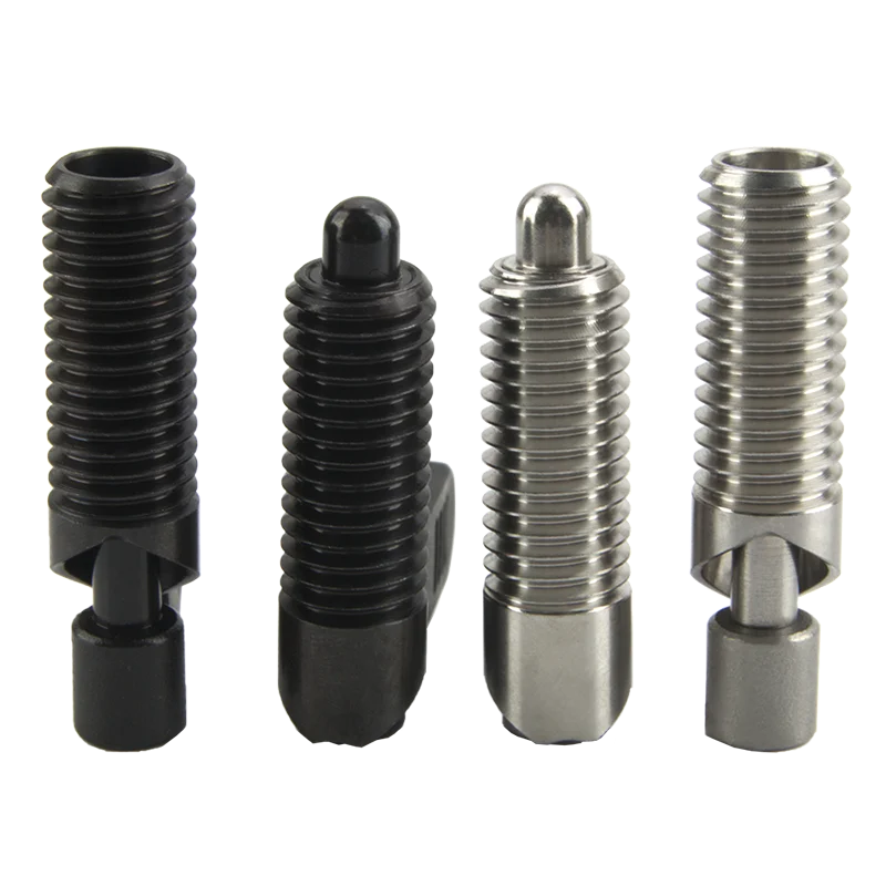 L Menangani Indeks Plunger QX227 Stainless steel/Baja karbon Mur Kunci Ditarik Pin Plunger Kepala Bulat Pin Kunci