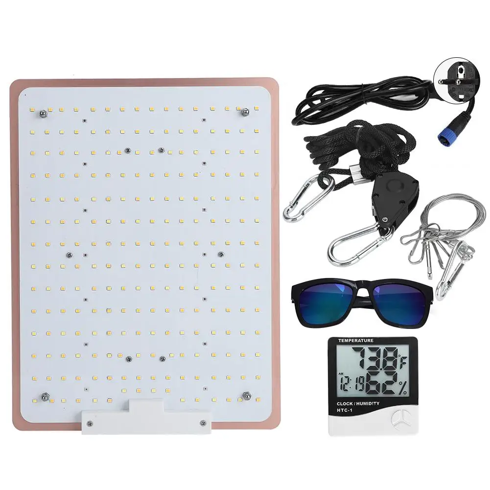 

105W Plant Grow Light for Garden Greenhouse with Thermo Hygrometer 100 to 277V