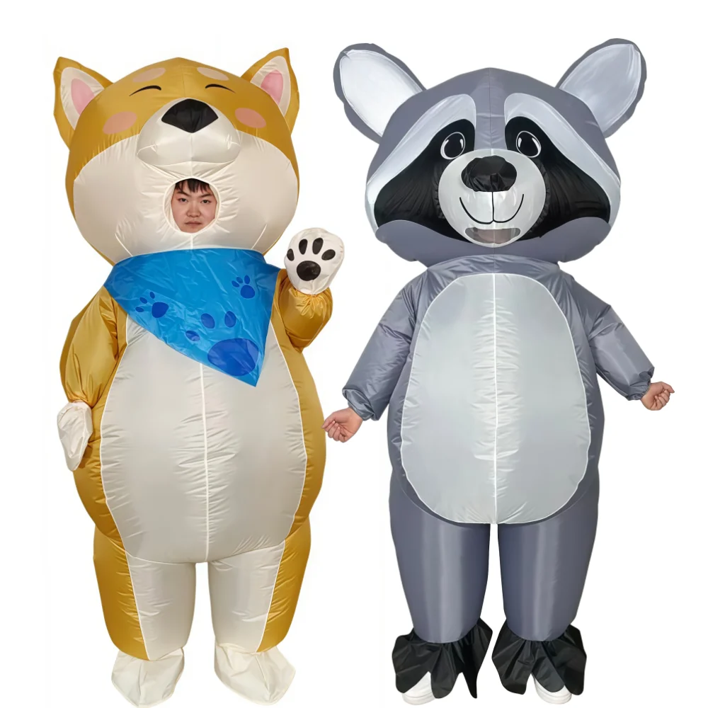 

Adult fun inflatable animal costumes suitable for festivals, costume parties, performances, and outdoor activities, featuring cu