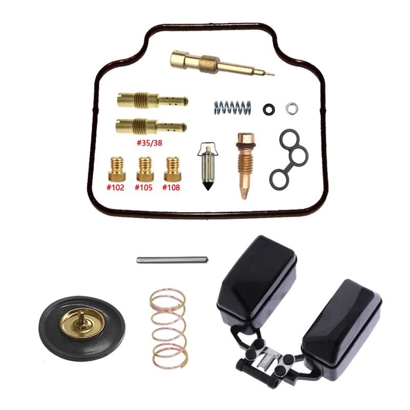 TrailmasterSorrento 150 TORINO 150 Vergaser-Reparatursatz, Schwimmer-Aircut-Ventil, E-Charm-Vergaser-Teile 2008–2011
