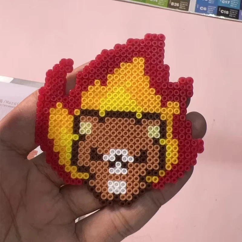 1000pcs 2.6mm Red Series Hama Beads, DIY Puzzle Handmade Craft, Only Beads No Tools