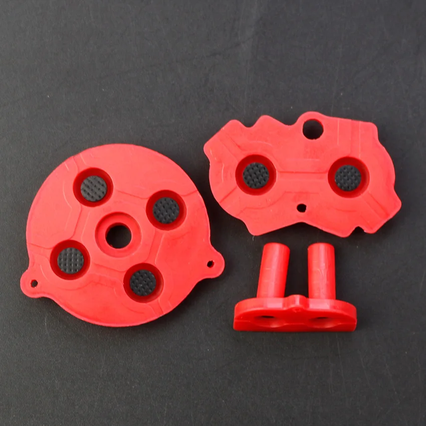 Cltgxdd مجموعة واحدة من الملونة عالية الجودة مناسبة لزر GBA وسادة مطاطية من السيليكون اتصال موصل AB حدد لوحة D