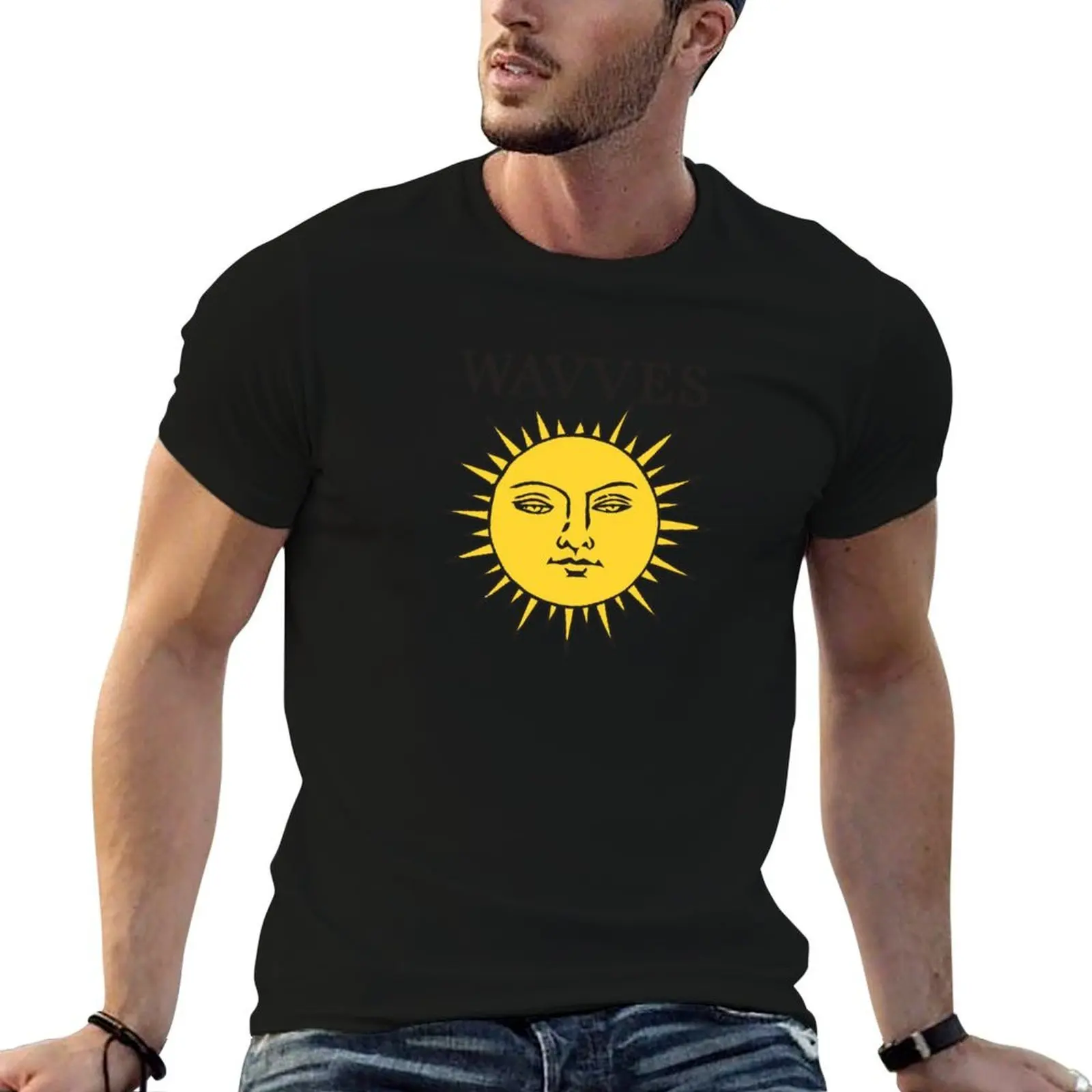 

wavves T-Shirt essential t shirt man t shirt heavy cotton T-Shirt